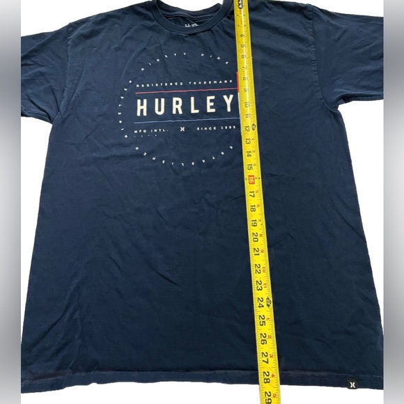 Hurley Surf Co Graphic T-Shirt Navy Blue Men’s Large - Picture 6 of 6